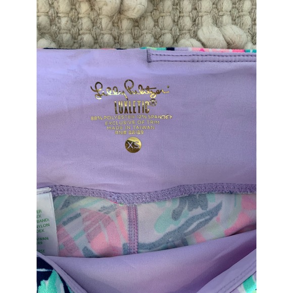Lilly Pulitzer Luxletic Anika Weekender Cropped Legging Slathouse Soiree XS - Picture 5 of 6